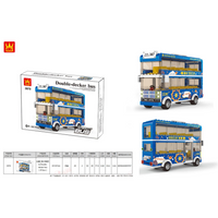 Wange 3970 Blauer Doppeldecker-Bus